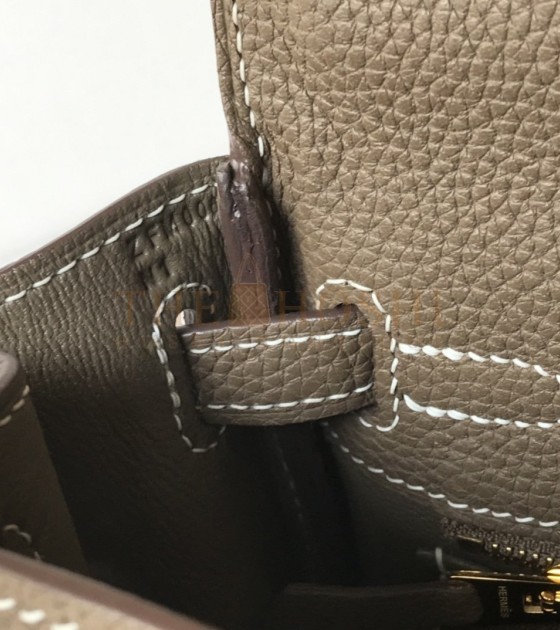 H**me5 Kelly 28 Togo Leather Graphite Grey Gold Hardware 28cm Handmade Master Quality