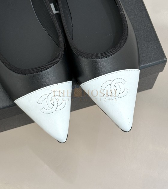 Ch**el 26C Bicolor Flats Lambskin Master Quality