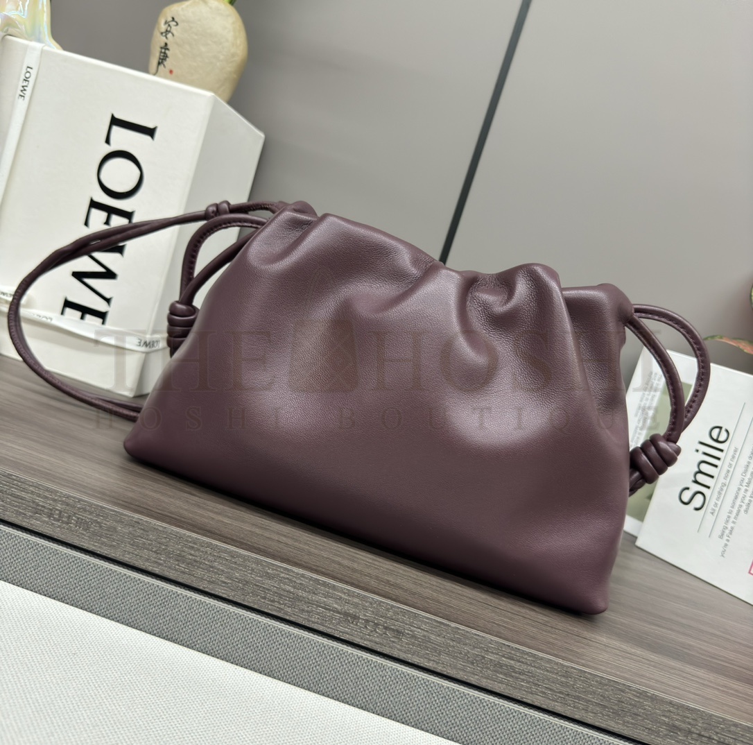 L0ew* Flamenco Purse bag in mellow nappa lambskin mini(23X17X5.5 cm) small(30X20X10.5 cm) Master Quality