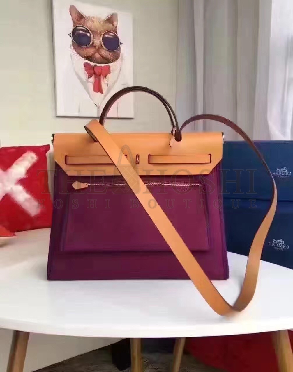 H**me5 Herbag Zip PM 31cm Bag In Fuchsia Canvas Master Quality