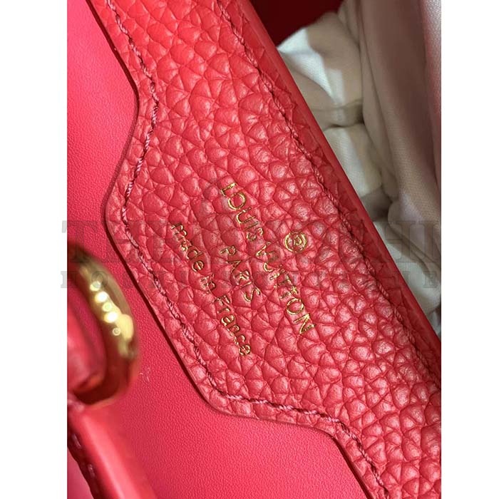 L0vis Vvtt0n LV Women Capucines BB Handbag Rose Pink Taurillon Leather Master Quality