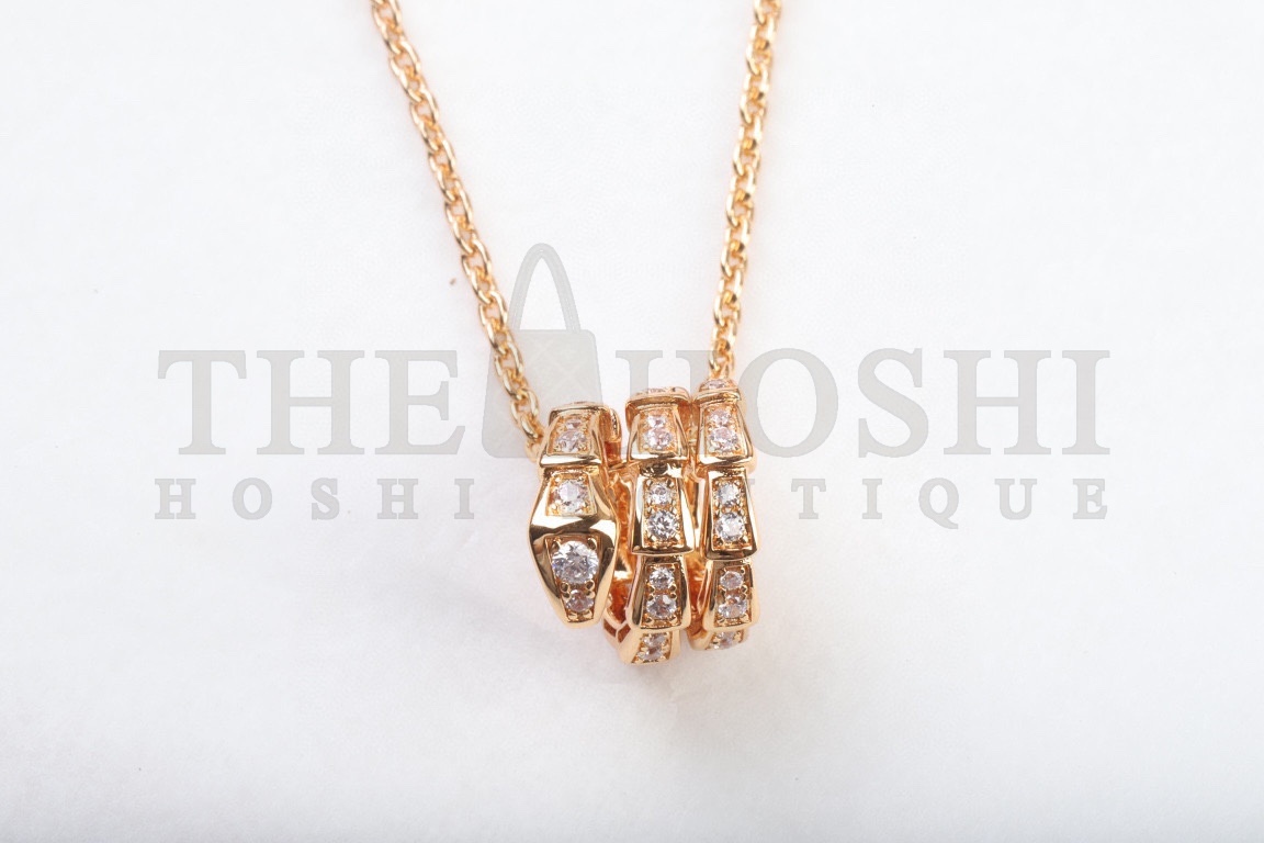 Bv1g*ai SERPENTI VIPER NECKLACE Master Quality