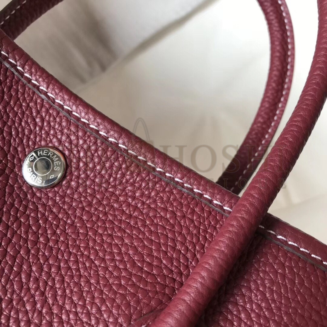 H**me5 Ruby Clemence Garden Party 30cm Handmade Bag Master Quality