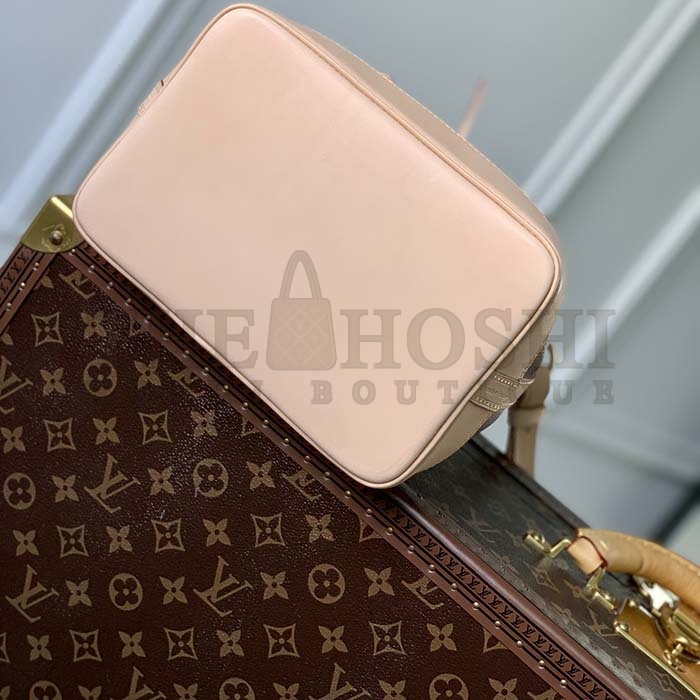 L0vis Vvtt0n LV Women Petit Noé Bucket Bag Monogram Coated Canvas Cowhide Leather Master Quality