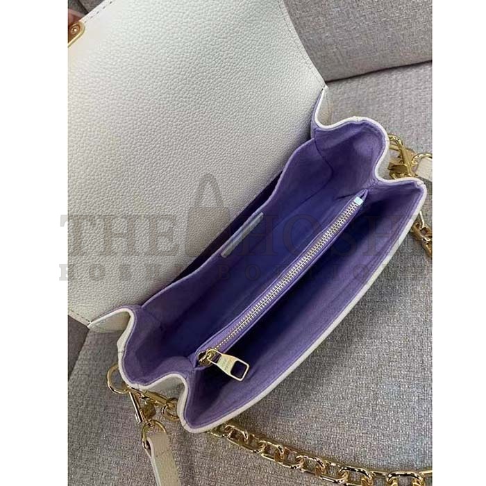 L0vis Vvtt0n LV Women Pochette Metis East West Bag Latte Bubble Tea Purple Embossed Grained Cowhide Leather Master Quality