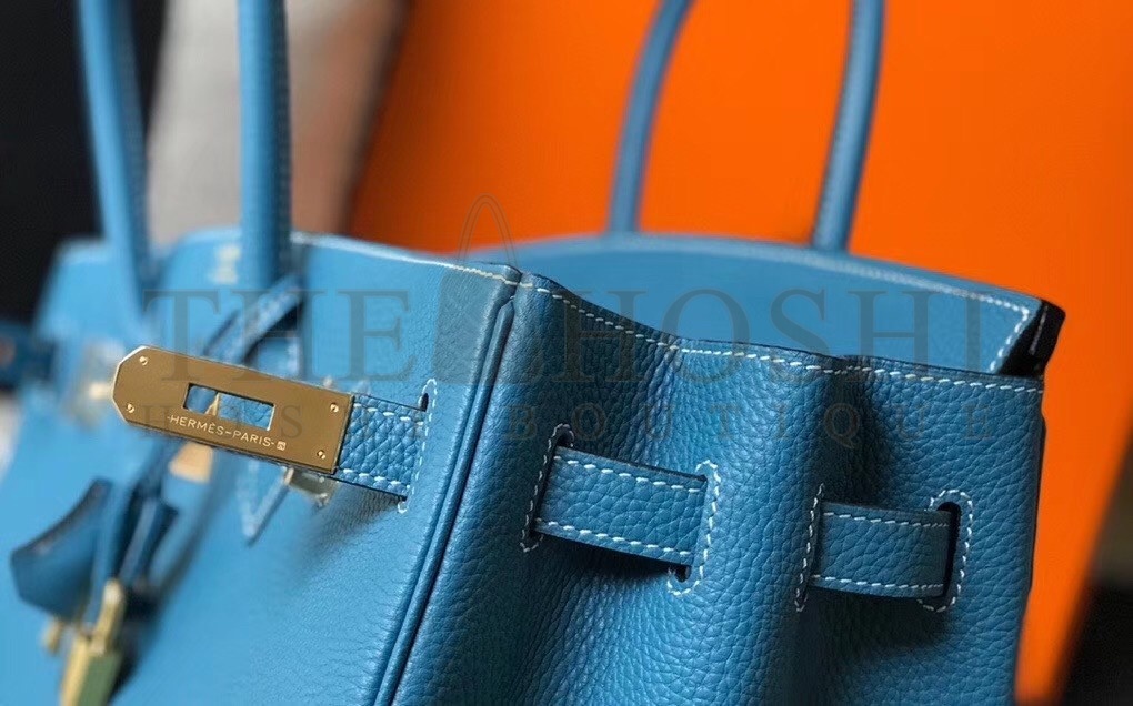 H**me5 Blue Jean Clemence Birkin 30cm Bag Master Quality