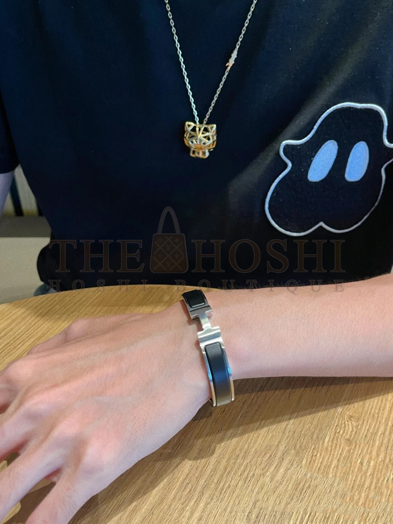 H**me5 Matte White Black Warrior Bracelet Replica Master Quality