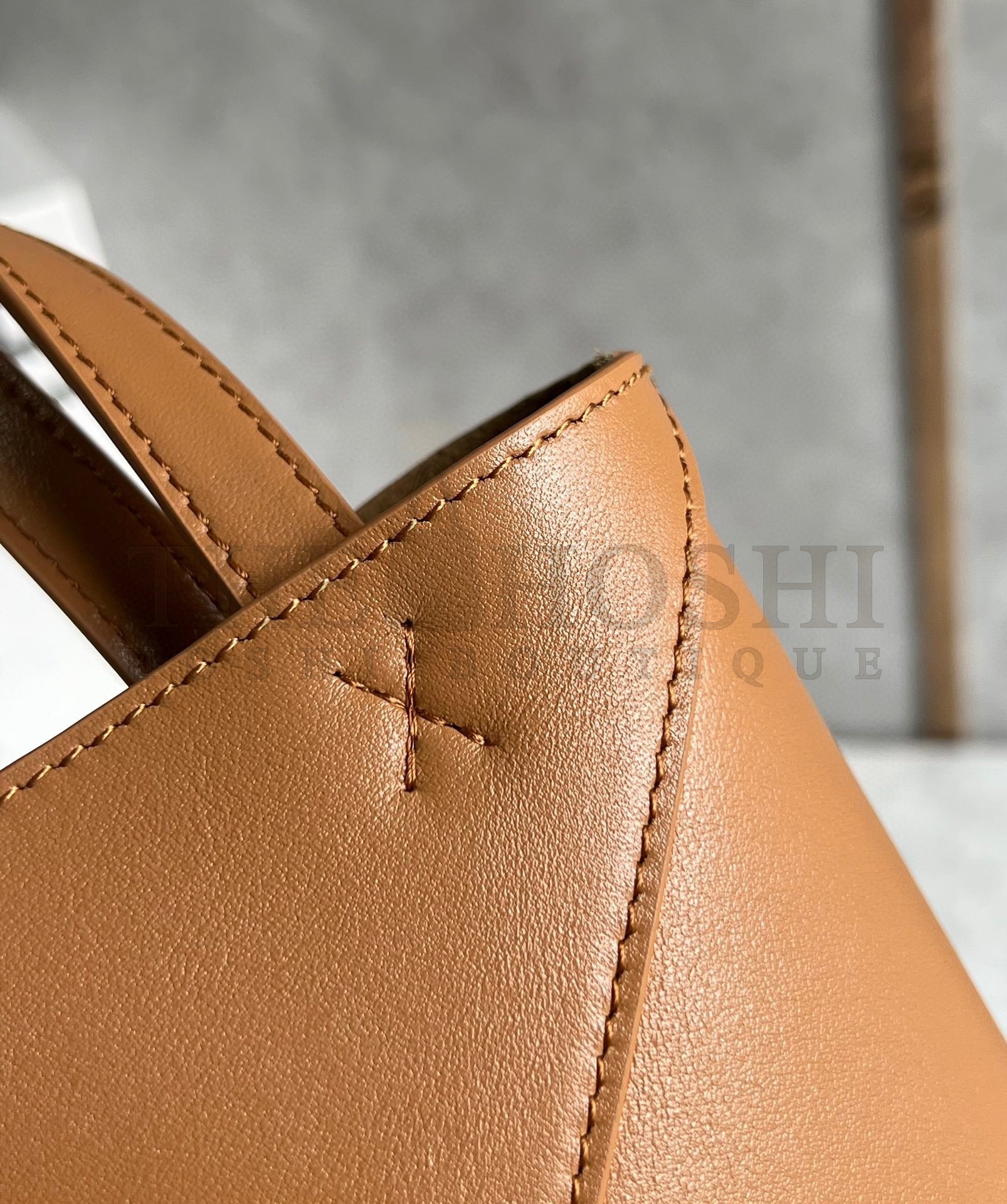 L0ew* Mini Puzzle Fold Tote Bag in Tan Calfskin Master Quality