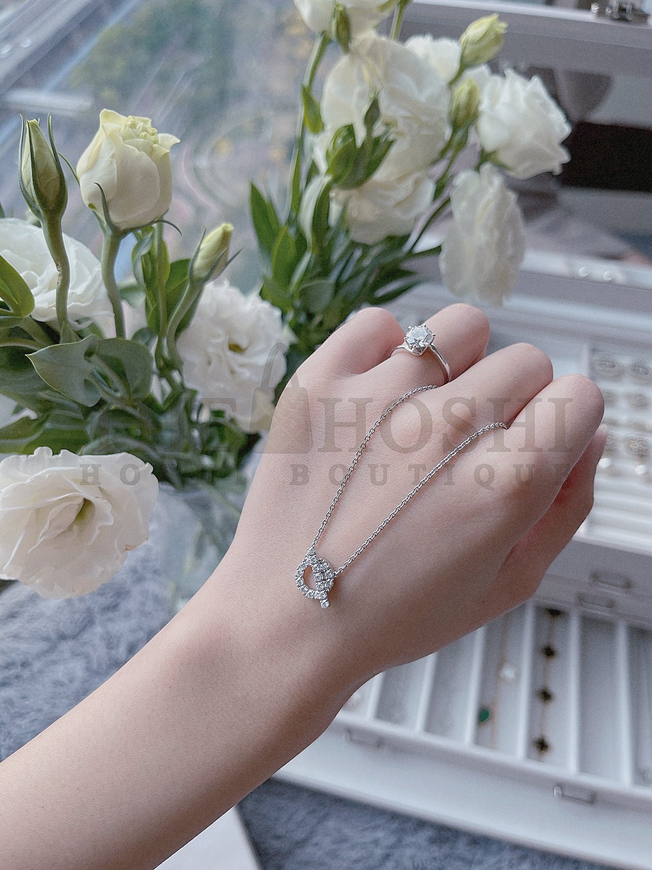 H**me5 Q-Shape Necklace with D1am0nds Master Quality