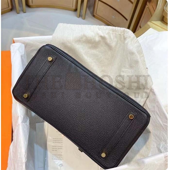 H**me5 Women Birkin 30 Bag in Epsom Leather with Gold Hardware-Black Master Quality