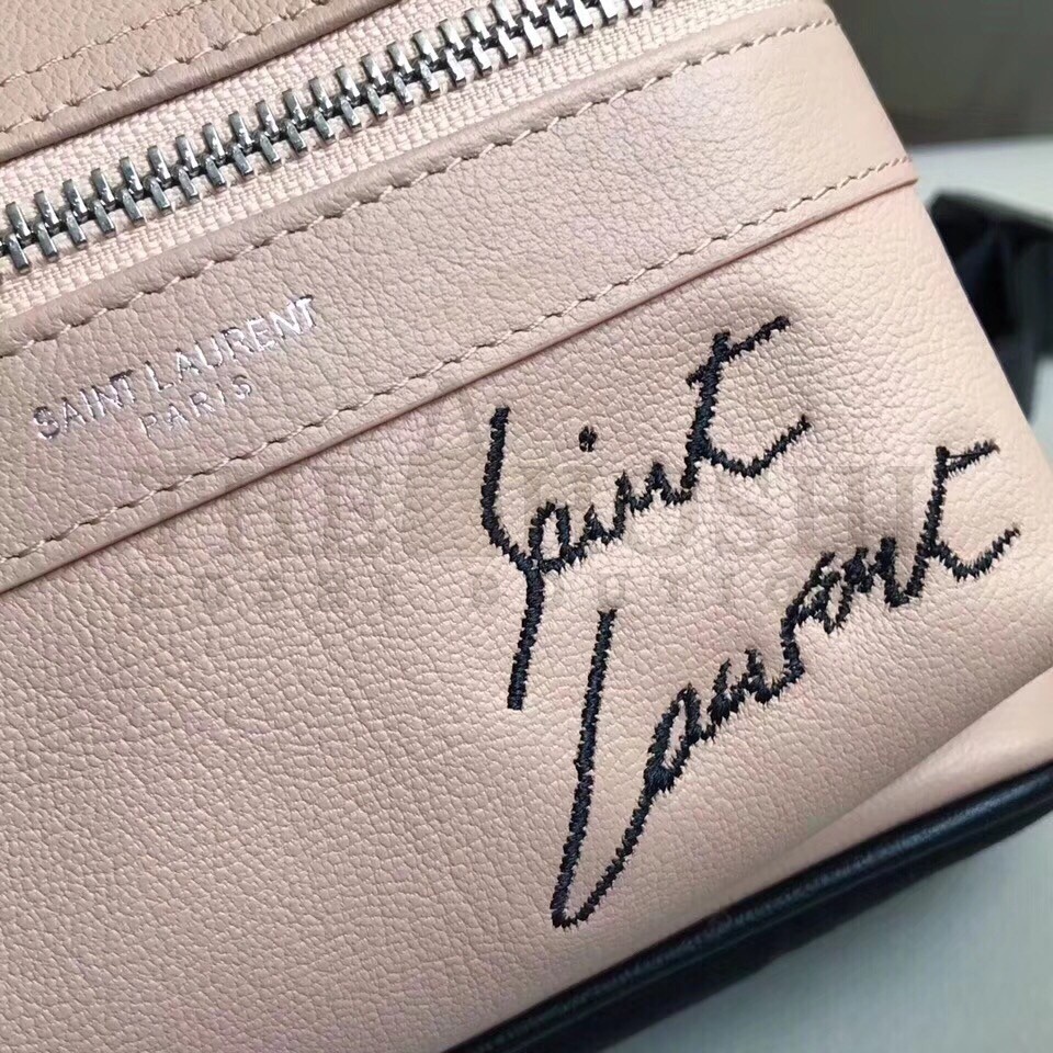 Sa1nt Lau*nt Nude Mini Toy City Embroidered Backpack Master Quality