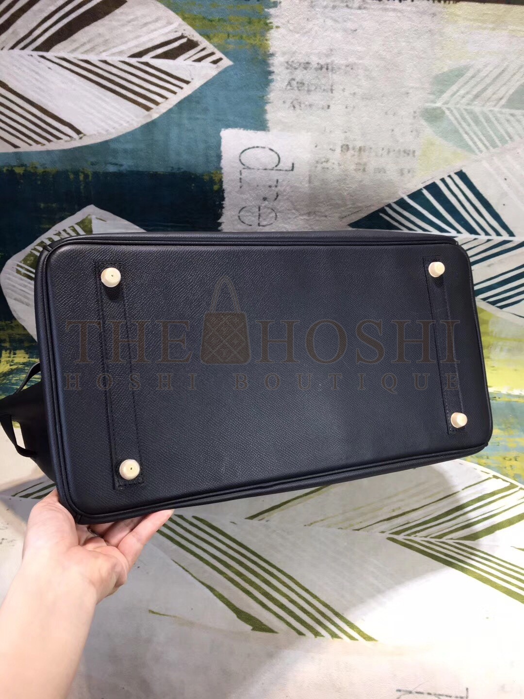 H**me5 Black Epsom Birkin 40cm Handmade Bag Master Quality