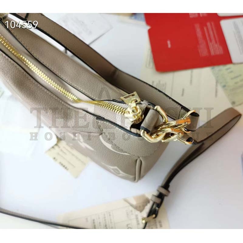 L0vis Vvtt0n LV Women Bagatelle Mini Hobo Handbag Monogram Empreinte Embossed Grained Cowhide Master Quality