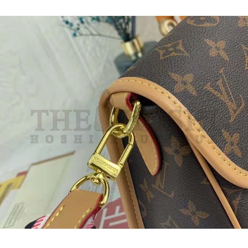 L0vis Vvtt0n LV Women Diane Satchel Brown Monogram Coated Canvas Textile Lining Master Quality