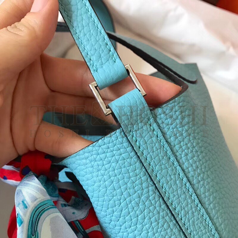 H**me5 Lagon Picotin Lock MM 22cm Handmade Bag Master Quality