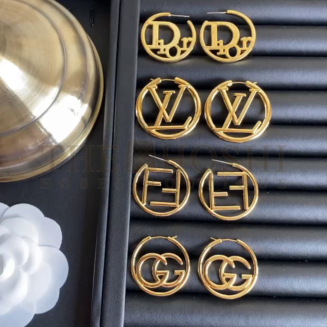 L0vis Vvtt0n Hoop Earrings LV size:4cm Master Quality