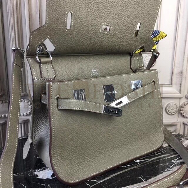 H**me5 Grey Clemence Jypsiere 28cm Bag Master Quality