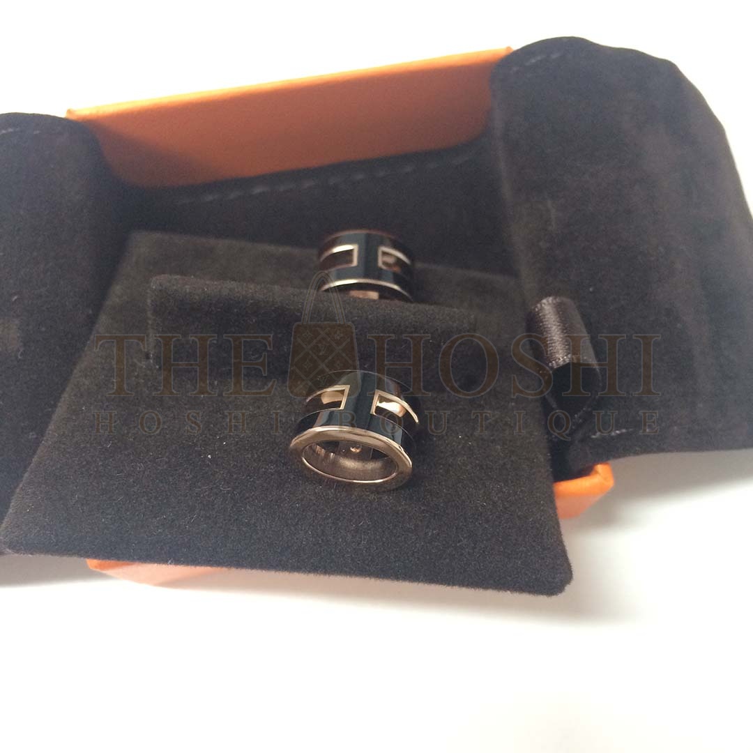 H**me5 Women Pop H Earrings Jewelry Black Master Quality