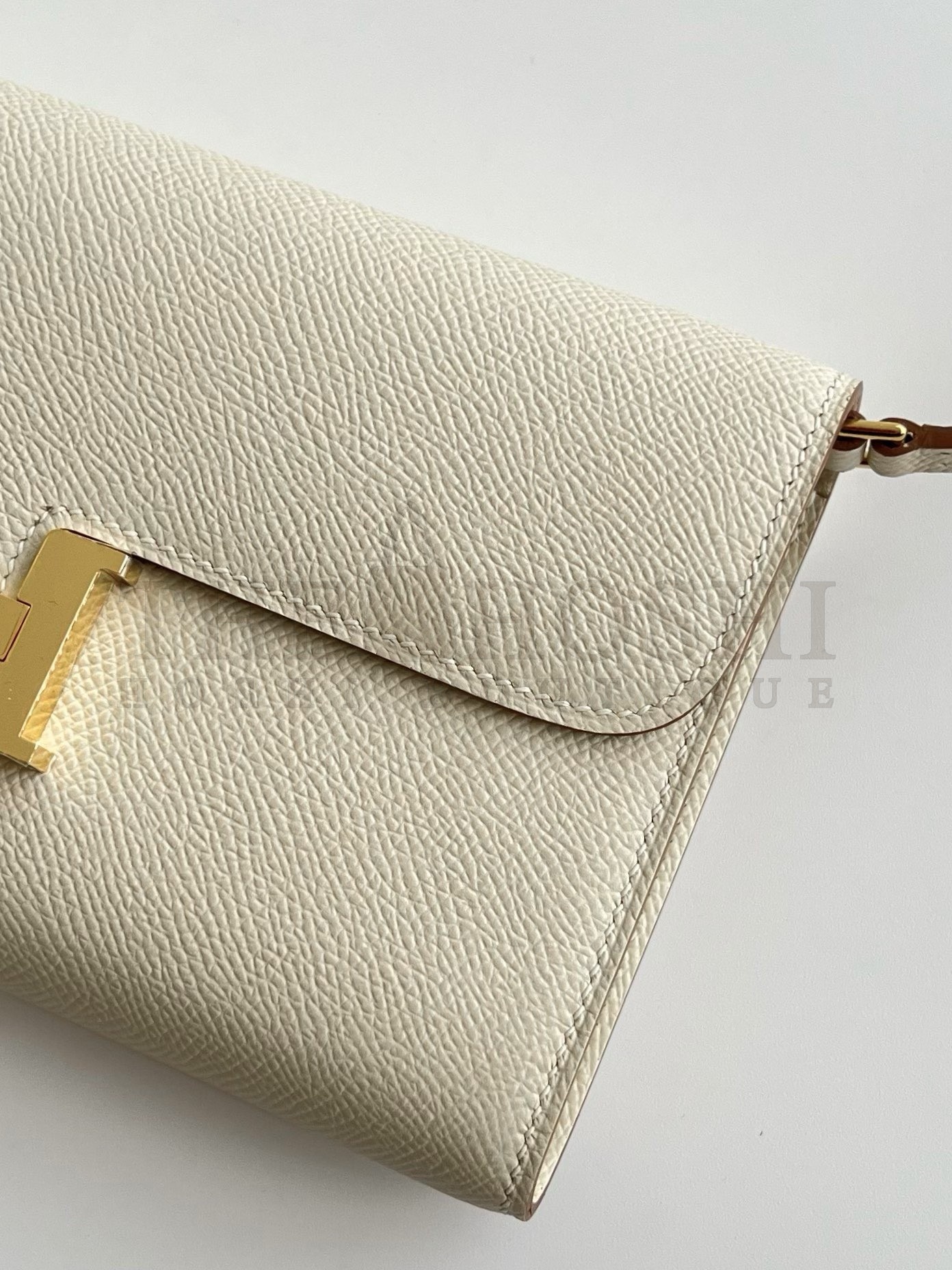 H**me5 Constance To Go Wallet in Craie Epsom Calfskin Master Quality