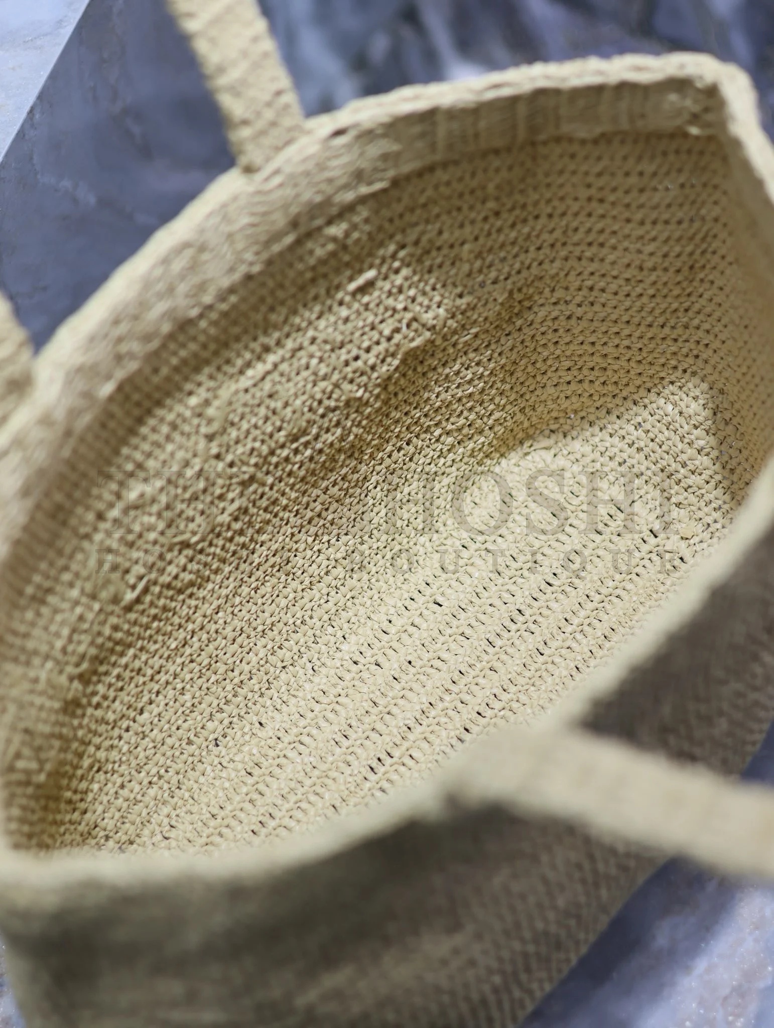 Sa1nt Lau*nt Oversized Tote Bag in Naturel Raffia Master Quality