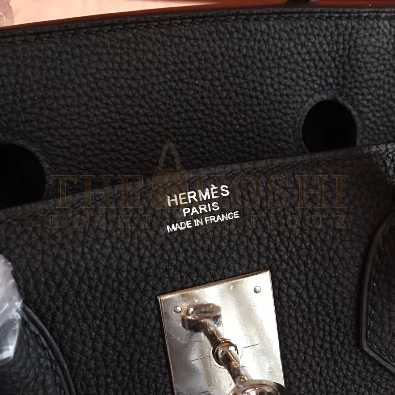 H**me5 Black Clemence Birkin 40cm Handmade Bag Master Quality