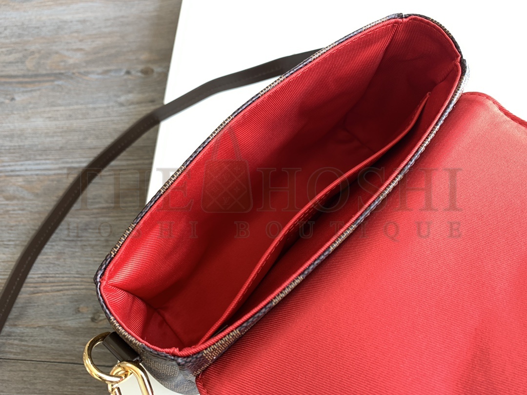 L0vis Vvtt0n LV Women Croisette Brown Damier Ébène Canvas Satchel N53000 Master Quality