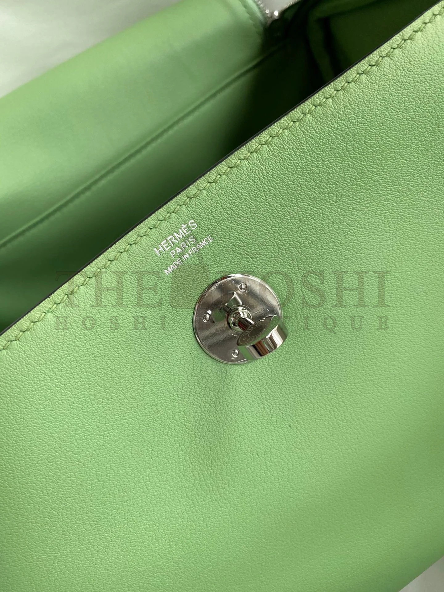 H**me5 Lindy 26 Handmade Bag In Vert Cypres Swift Calfskin Master Quality