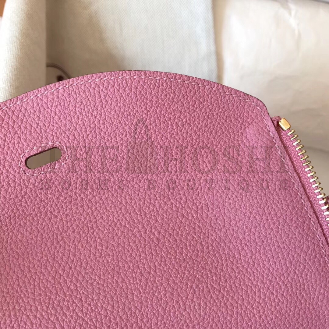 H**me5 Pink Lindy 26cm Clemence Handmade Bag Master Quality