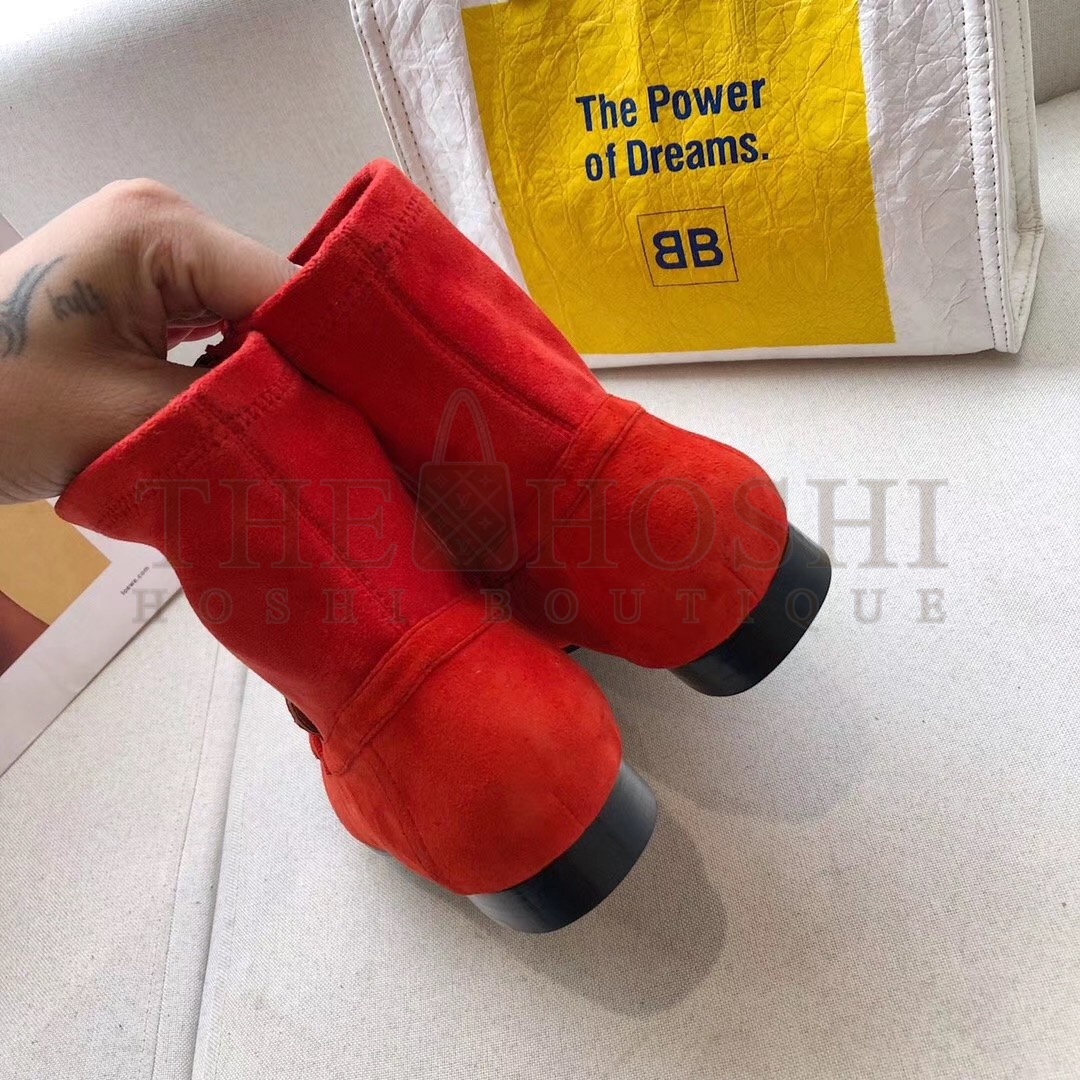 H**me5 Red Saint Honore Ankle Boots Master Quality