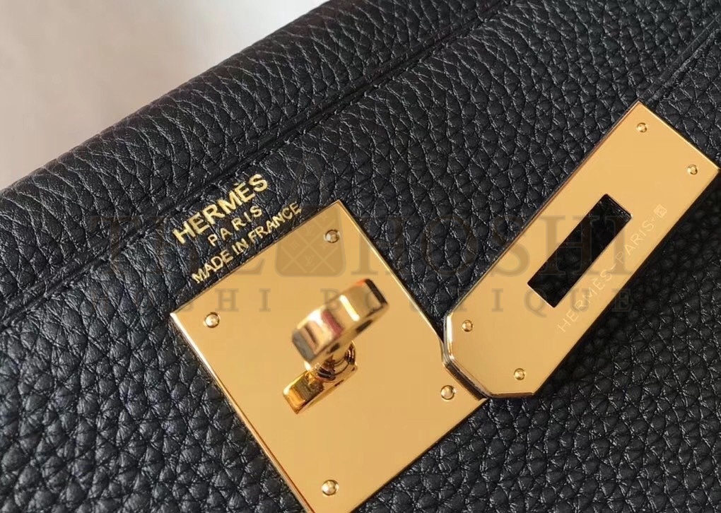 H**me5 Black Clemence Kelly 25cm GHW Bag Master Quality