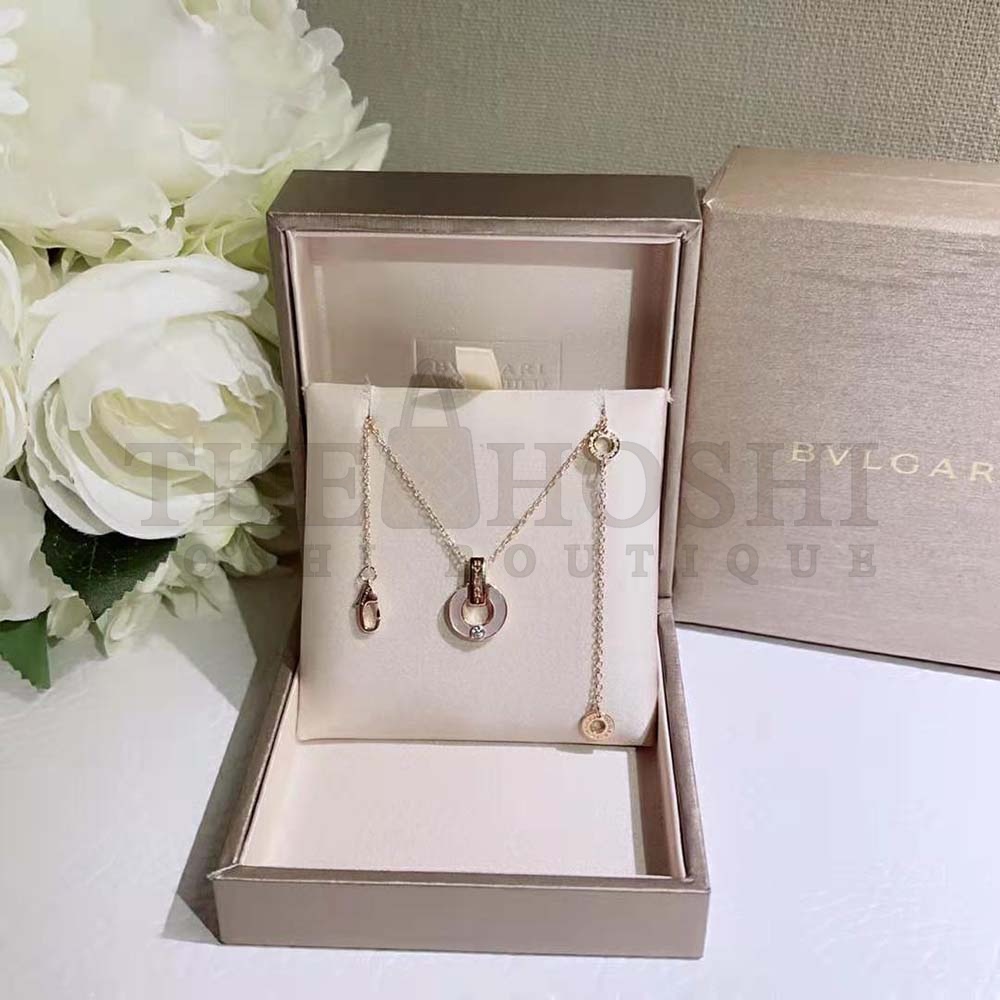 Bv1g*ai Necklace Ircular Motif has Evolved Into a Fresh Openwork Design Master Quality