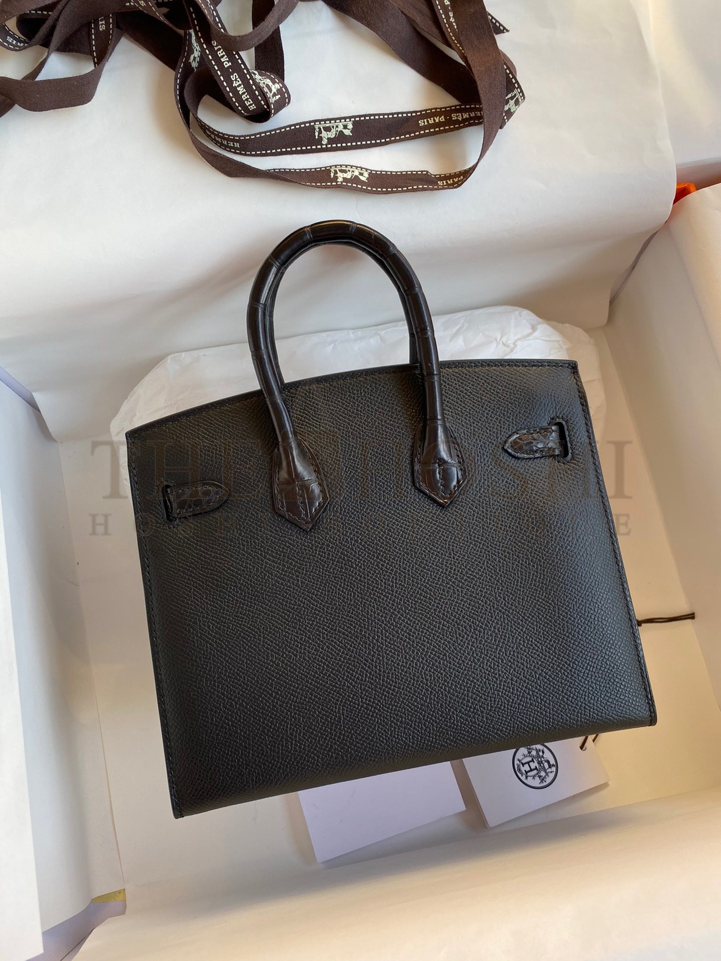 H**me5 So Black Midnight Faubourg Birkin 20 Sellier Limited Edition Bag Master Quality