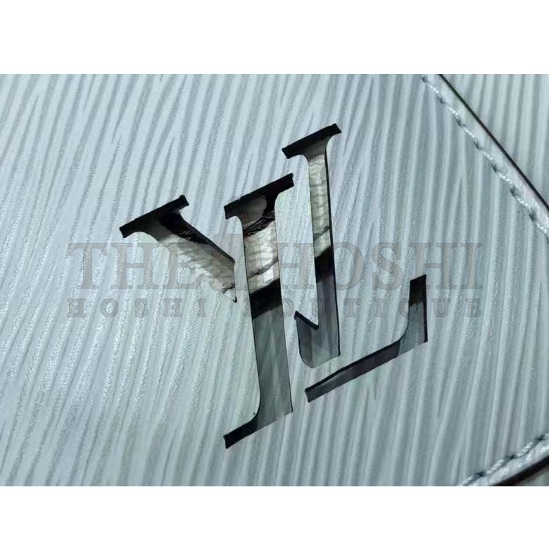 L0vis Vvtt0n LV Women Marelle Handbag Blue Epi Grained Cowhide Leather Canvas Master Quality