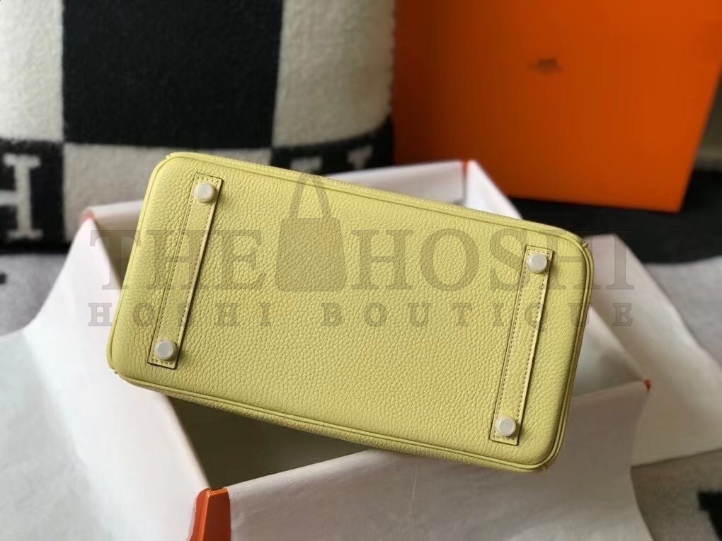 H**me5 Jaune Poussin Clemence Birkin 30cm Bag Master Quality