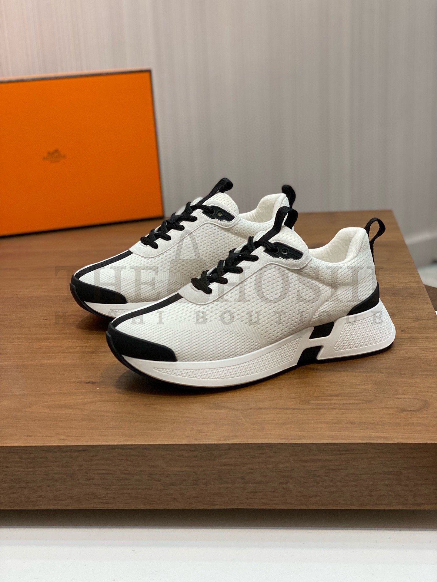 H**me5 Heros Sneakers in White Technical Knit Master Quality