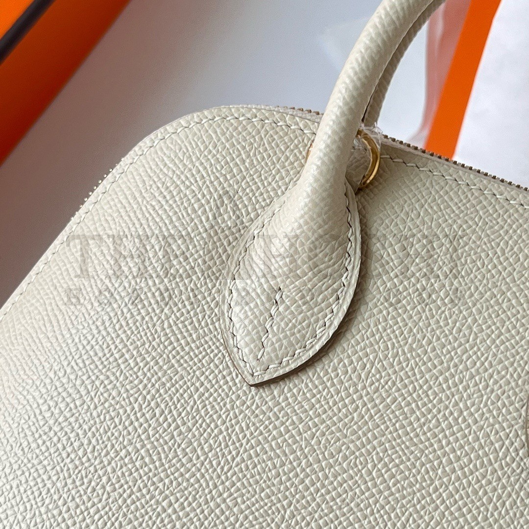 H**me5 Bolide 1923 Mini Handmade Bag In Craie Epsom Calfskin Master Quality