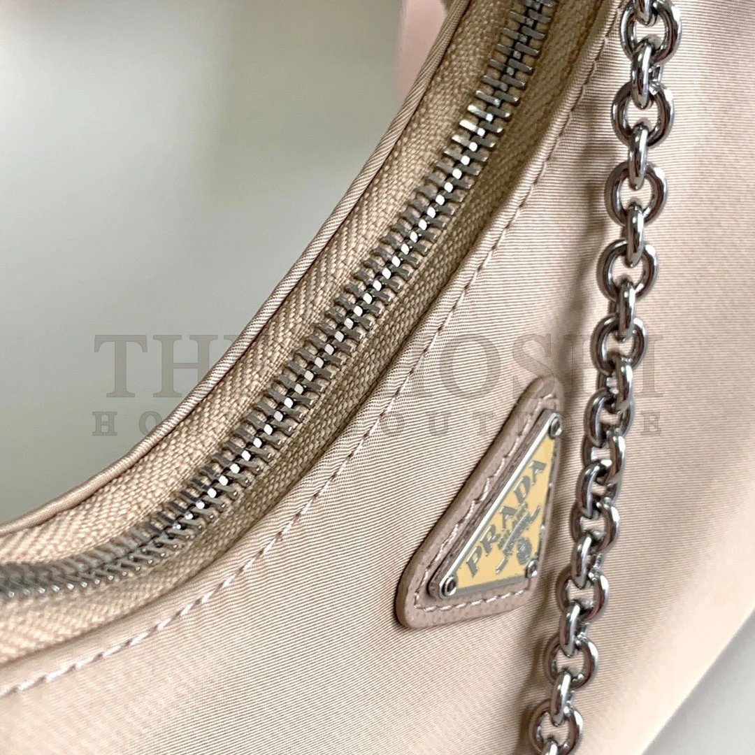 Pra*a Re-Edition 2005 Shoulder Bag In Beige Re-Nylon Master Quality