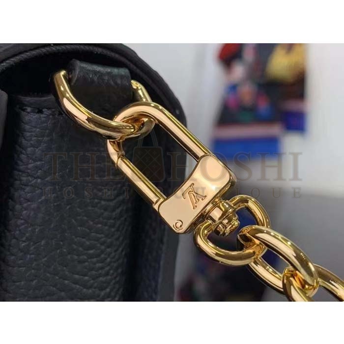 L0vis Vvtt0n LV Women Wallet On Chain Métis Black Monogram Empreinte Embossed S*pple Grained Cowhide Leather Master Quality