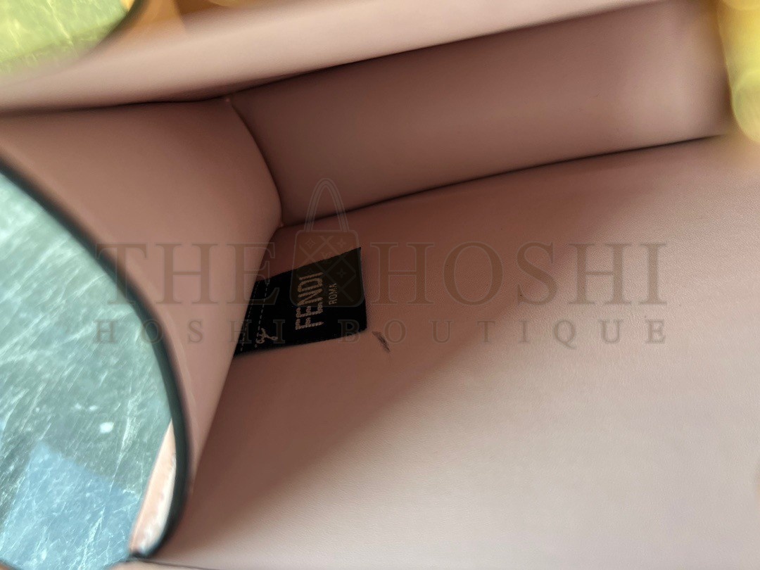 F**di Peekaboo ISeeU Petite Bag In Pink Nappa Leather Master Quality