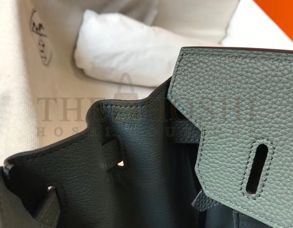 H**me5 Vert Amande Clemence Birkin 35cm Bag Master Quality