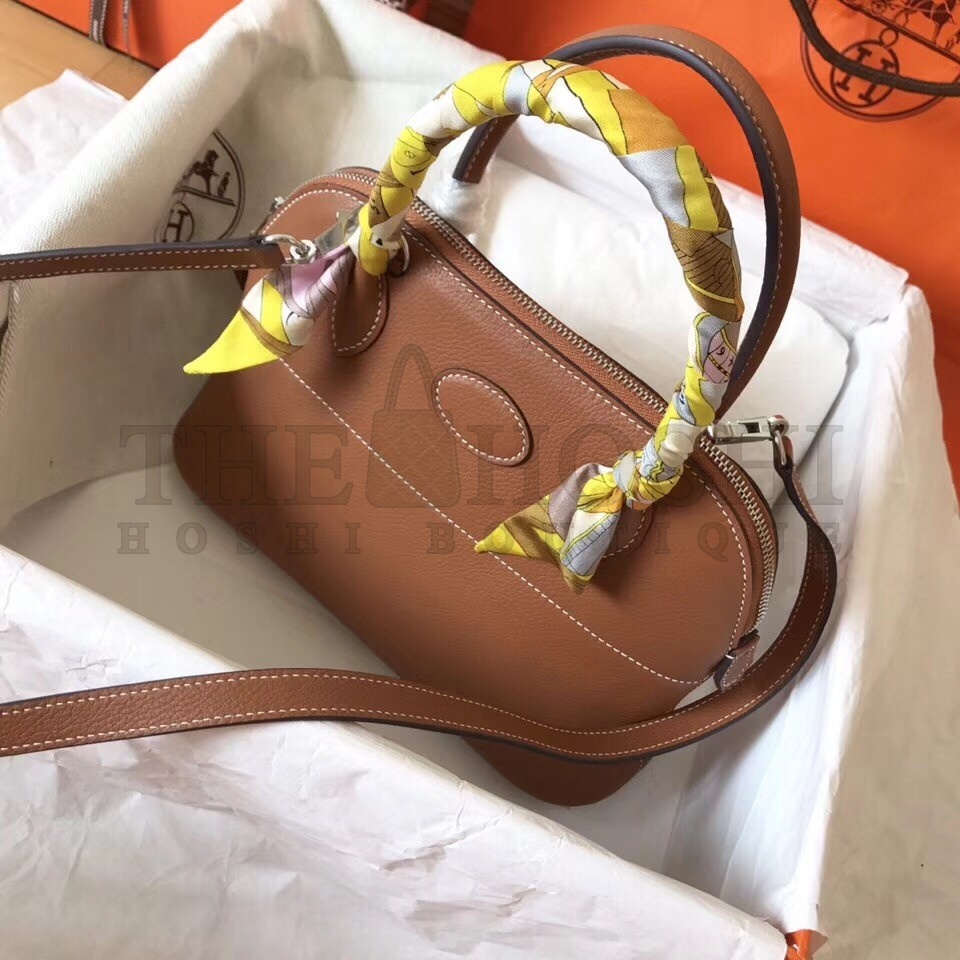 H**me5 Gold Clemence Bolide 27cm Handmade Bag Master Quality