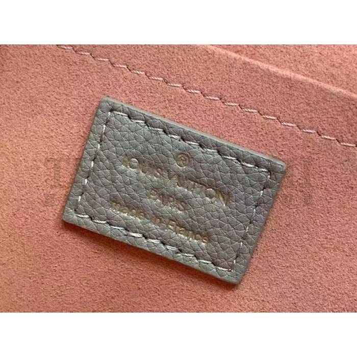 L0vis Vvtt0n LV Women Nice Mini Toiletry Pouch Gray Mahina Perforated Calfskin Leather Master Quality