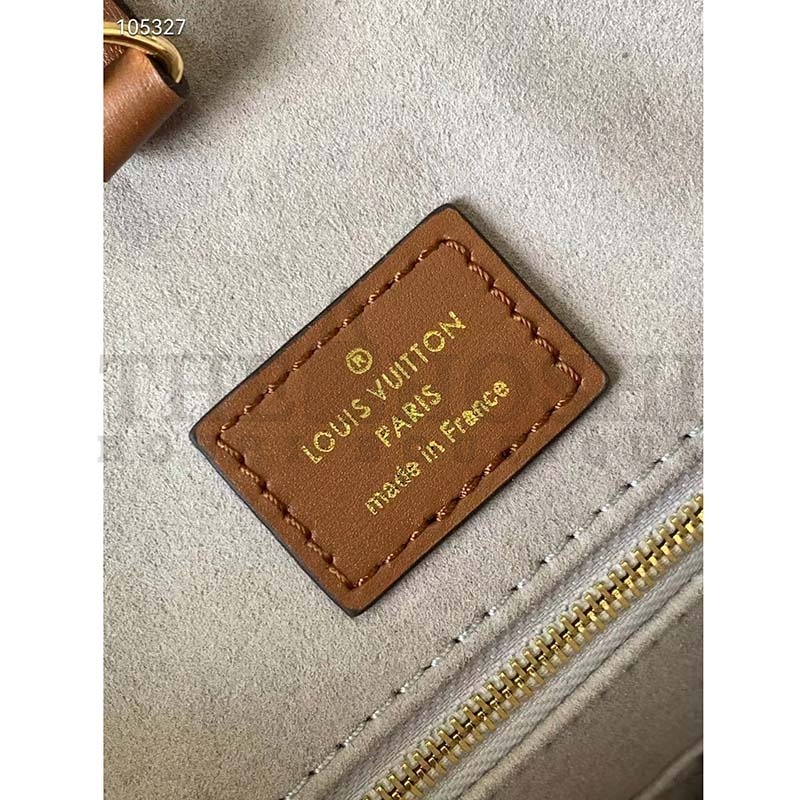 L0vis Vvtt0n LV Women OnTheGo MM Tote Silver Coated Canvas Cowhide Leather Master Quality