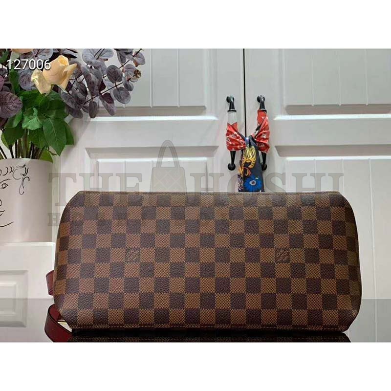 L0vis Vvtt0n LV Women Maida Handbag Damier Ebene Coated Canvas Master Quality