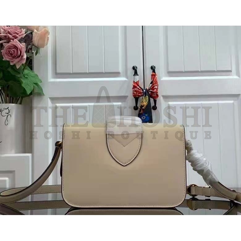 L0vis Vvtt0n LV Women Pont 9 Handbag Cream Smooth Calfskin Cowhide Leather Master Quality