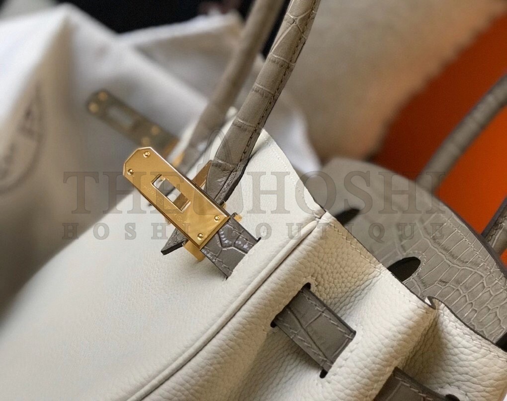 H**me5 Touch Birkin 30cm Limited Edition White Bag Master Quality
