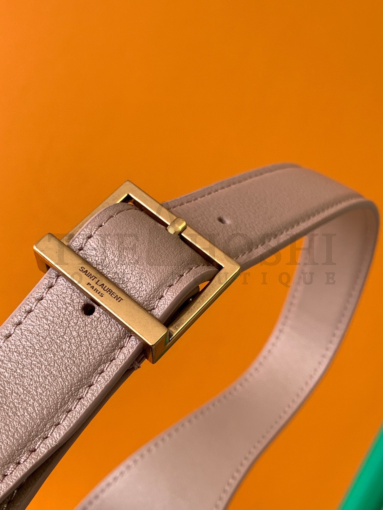 Sa1nt Lau*nt Le 5 A 7 Soft Small Shoulder Bag in Beige Leather Master Quality