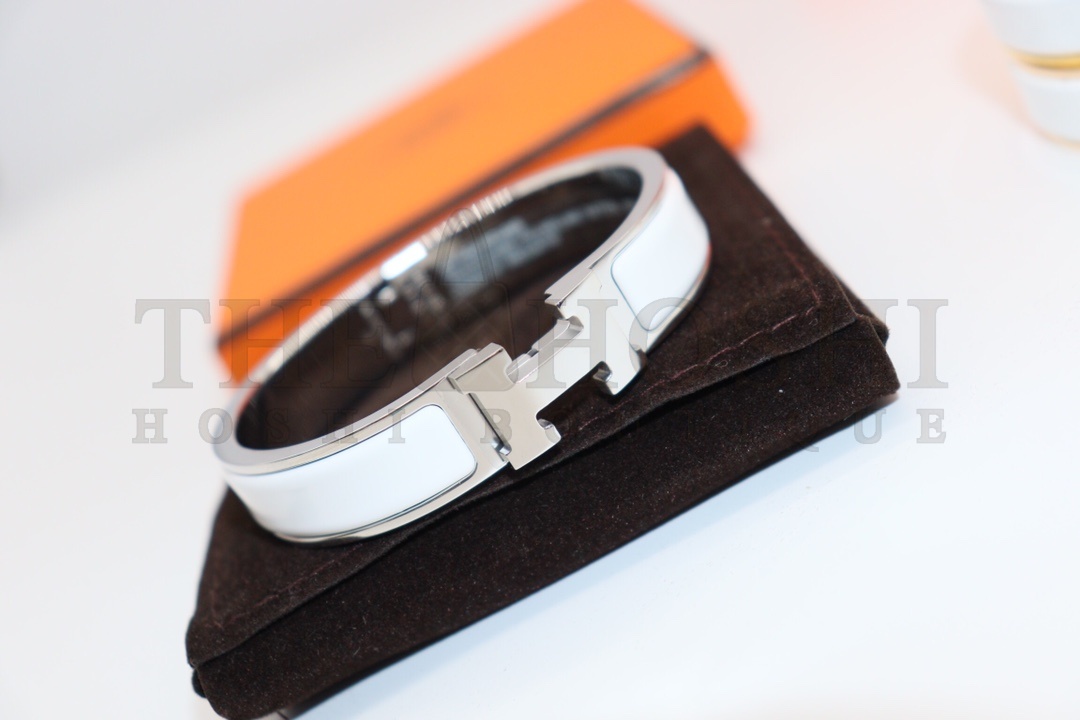 Fake H**me5 Bracelet, Clic H bracelet Dupe, White Enamel Bracelet, Three Color Master Quality