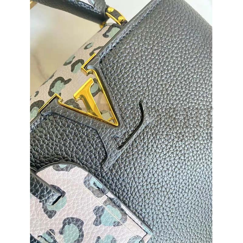 L0vis Vvtt0n LV Women Capucines BB Handbag Black Taurillon Leather Master Quality