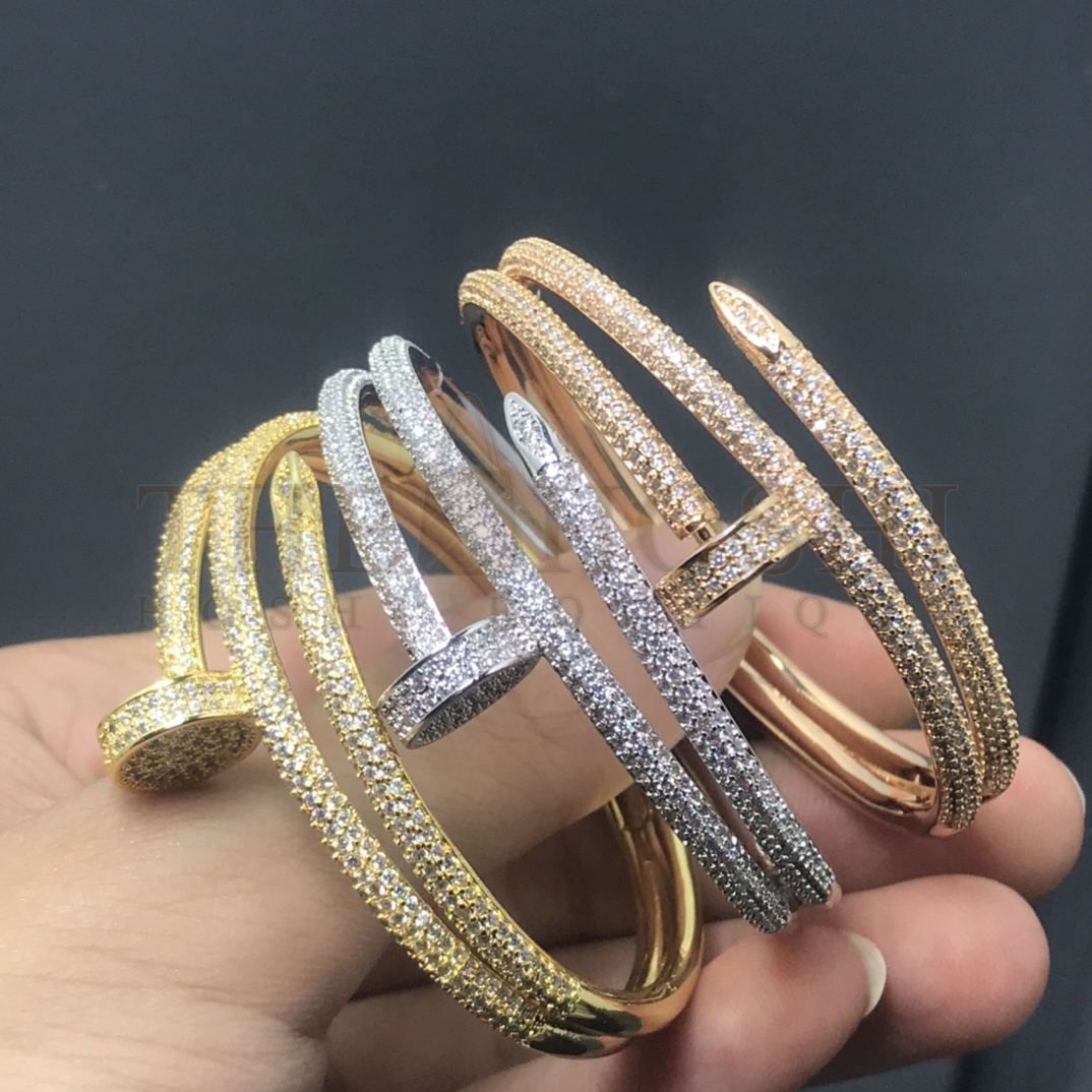 Ca*t1er JUSTE UN CLOU BRACELET Dupe, D1am0nds,Available in three colours Master Quality